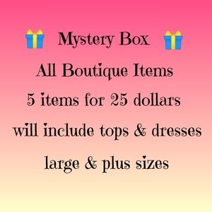 Not So Mystery Boutique Box 5 items for 25 dollar, brand new with tags!